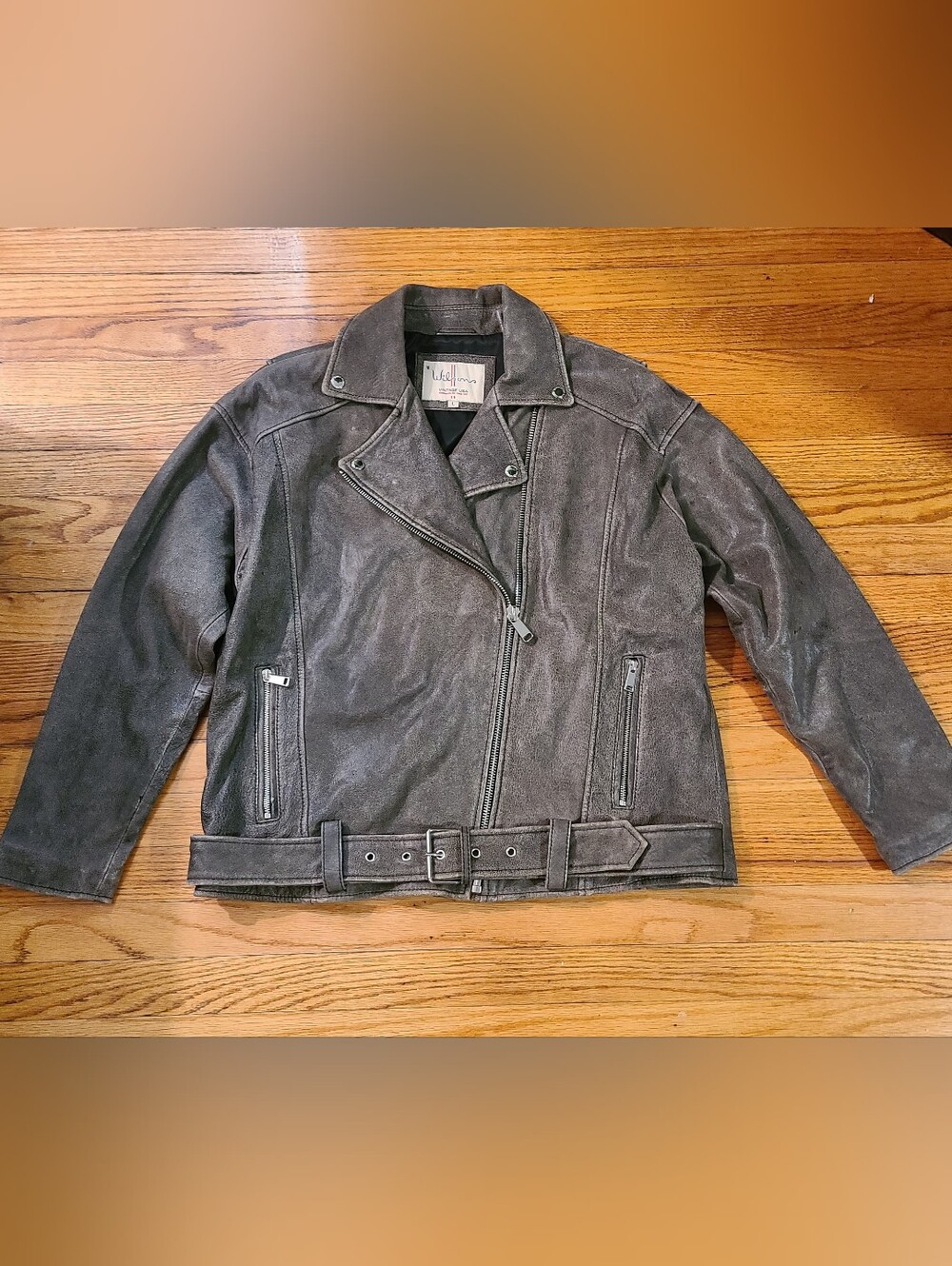 Wilson's Genuine Leather Motorcycle Jacket For Women- NWOT